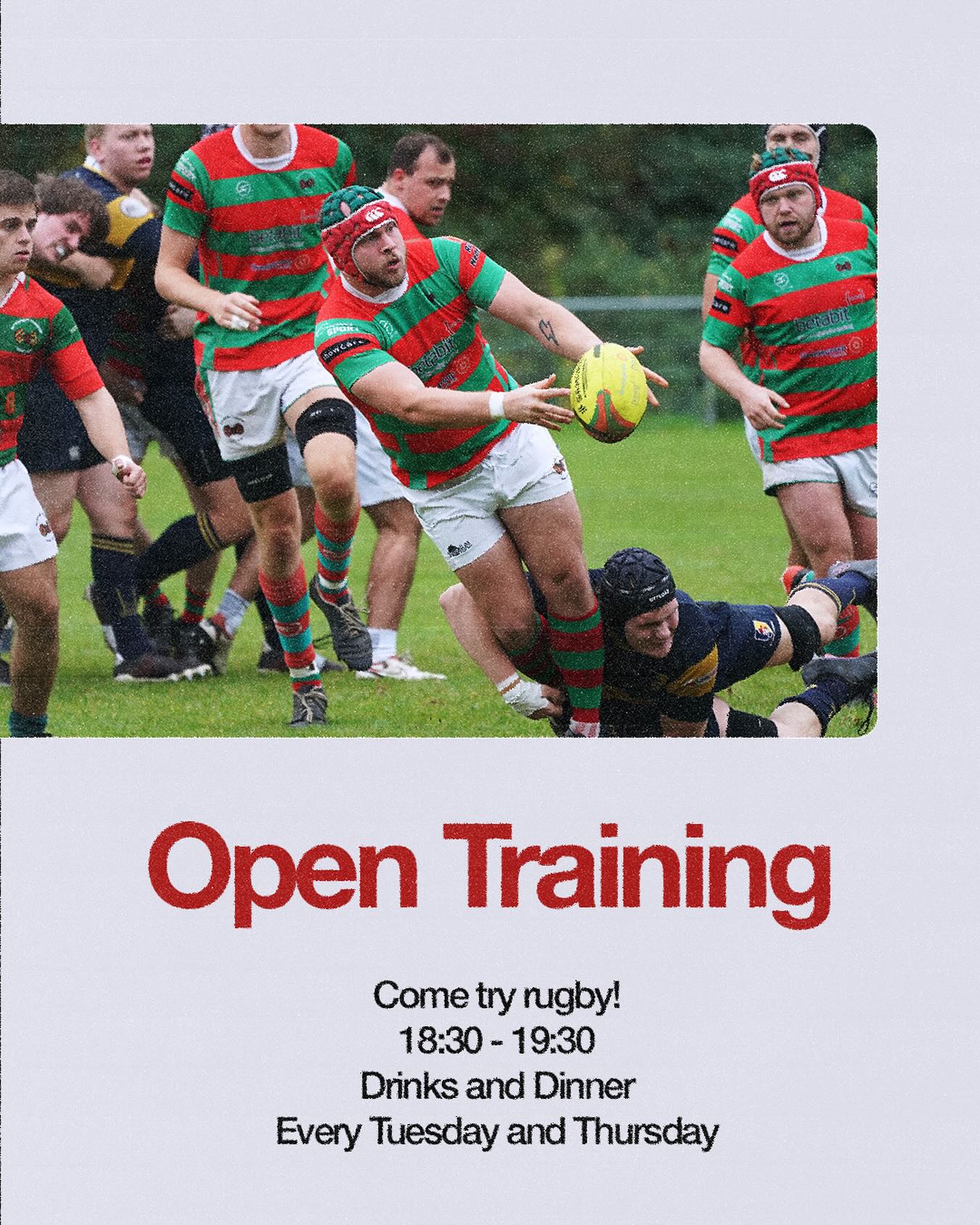 Want to give rugby a try? Come by on Tuesday and Thursday to join one of our young dog trainings! Normal training will be directly after for the boys with more experience. Dinner and beer will also be served after every training!❤️💚
•
#eurekaweek #Rugby #opentraining #bier #rotterdamsestudentenrugbyclub #rotterdam #RSRC #Studenten #kralingen #studentenfeest #bozu #erasmussport